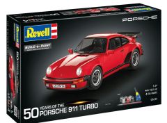 REV05634 - Maquette avec peinture à assembler - PORSCHE 911 Turbo - 50e anniversaire PORSCHE