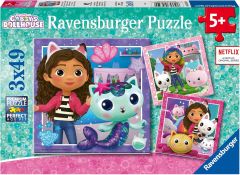 RAV056590 - 3 Puzzles gaby et la maison magique - 49 pièces