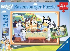 RAV057115 - 2 Puzzles BLUEY - C'est parti ! - 24 pièces