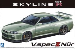 AOS06275 - Maquette à assembler et à peindre - NISSAN BNR34 Skyline GT-R V-Spec II