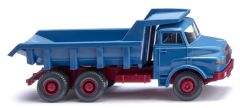 WIK067002 - Camion benne couleur bleu - MAN 6x4