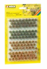 NOC07012 - Touffes fleurs sauvages – 52 pièces 6mm – 52 pièces 9 mm