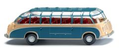 WIK073005 - Bus de couleur bleu et beige - SETRA S8