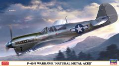 HAW07516 - Maquette à assembler et à peindre - P-40N Warhawk - Les as du métal naturel