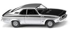 WIK082712 - Voiture de couleur grise et noire - OPEL Manta A GT/E