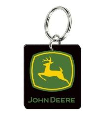 MCWCF0890721 - Objet publicitiare JOHN DEERE - porte clés fond noir logo vert