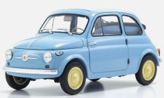 KYO08966LB - Voiture cabriolet de 1960 couleur bleu - FIAT 500 D