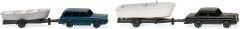 WIK092139 - Pack de 2 voitures avec bateaux