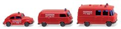 WIK093449 - Set de 3 véhicules des pompiers
