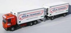 AWM71241 - Camion Porteur 3 Essieux avec Remorque 2 Essieux frigorifique "HOLM PEDERSEN" SCANIA R400