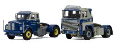 WSI01-2841 - 2 Camions solo VAN BENTUM – SCANIA L100 4x2 + SCANIA LB111 4x2