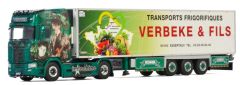 WSI01-3374 - Camion avec remorque frigo VERBEKE & FILS – SCANIA S Highline CS20H 4x2