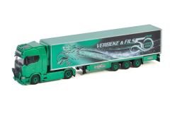 WSI01-3375 - Camion avec remorque frigorifique VERBEKE & FILS 50 ans – SCANIA S650 4x2