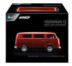 REV01034 - Maquette avec peinture à assembler - VW T2 bus calendrier de l'avent 2021