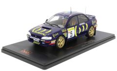 IXO24RAL011A - Voiture du Rallye de Monte Carlo 1995 N°5 - SUBARU Imprezza 555