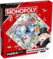 WIN01701 - Puzzle Monopoly édition Bretagne – 1000 pièces