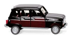 WIK022405 - Voiture de couleurs noire et rouge – RENAULT R4 parisienne