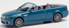 HER022996-002 - Voiture cabriolet de couleur  Bleu métallique - BMW Série 3 M3 E46
