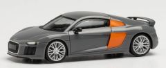HER028516-002 - Voiture de couleur grise et orange – AUDI R8 V10