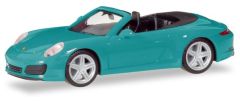 HER028844-002 - Voiture cabriolet de couleur bleue miami - PORSCHE 911 Carrera