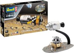 REV03700 - Maquette avec peinture à assembler - Apollo 11 Columbia et Eagle