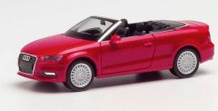 HER038300-002 - Voiture cabriolet de couleur rouge métallisé - AUDI A3