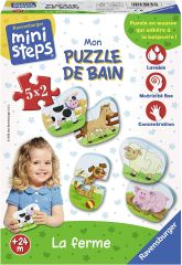 RAV04726 - Jeu éducatif - Puzzle de bain à la ferme