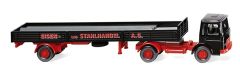 WIK048803 - Camion avec remorque plateau - MAN EISEN UND STAHLHANDEL AG