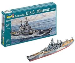 REV05128 - Maquette à assembler et à peindre - Battleship U.S.S. Missouri(WWII)