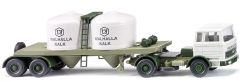 WIK053403 - Camion avec remorque chimique WALHALLA KALK - Mercedes 1620 4x2