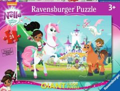 RAV05553 - Puzzle de 70x50cm 24 Pièces géant de sol du dessin animé - Nella princesse chevalier
