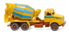 Camion toupie de couleur jaune et bleu – VOLVO N10 6x4