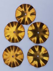 MCP-007 - 5 Disques gaufrés diamètre 14mm