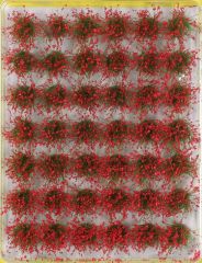 NOC07025 - Lot de 42 touffes d'herbes rouges