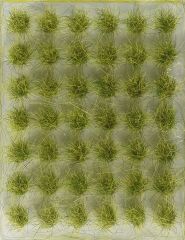 NOC07027 - Lot de 42 touffes d'herbes vertes