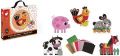 JAN07768 - Jeu créatif mosaïque les animaux de la ferme