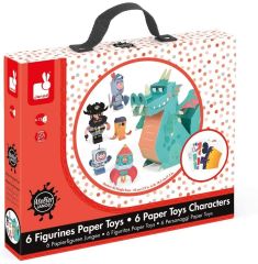 JAN07778 - Jeu créatif Paper Toys