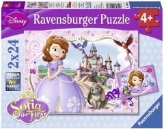 RAV090860 - 2 Puzzles de 24 Pièces du dessin animé – Princesse Sofia