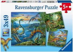 RAV093175 - 3 Puzzles La fascination des dinosaures – 49 Pièces