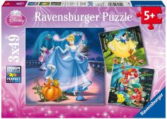 RAV093397 - 3 Puzzles Disney Princesse – 49 Pièces