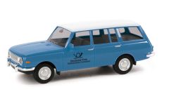 HER095822 - Vehicule de la DEUTSCHE POST  WARTBURG 353 bleue