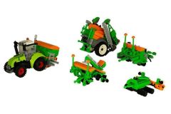 BBX102823 - Jouet à construire de 811 pièces - Ensemble de machines agricoles AMAZONE