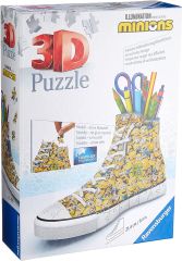 RAV112623 - Puzzle 3D Les Minions – Pot à crayons – 112 pièces