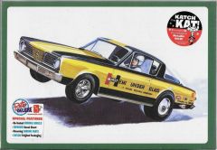 AMT1153/12 - Maquette à assembler et à peindre - PLYMOUTH Barracuda - Hemi Under Glass 1966