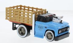 MST11617 - Camion de 1966 couleur bleu et noire - CHEVROLET C60 Skatebed