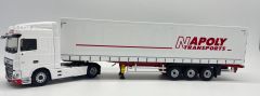 ELI117732 - Camion avec remorque bâchée - NAPOLY - DAF XF MY17 Space CAB 4x2
