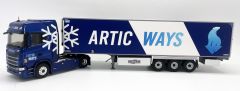 ELI117780 - Camion avec remorque frigorifique - ARTIC WAYS - SCANIA S500 4x2 avec toit haut