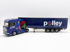 ELI117992 - Camion avec remorque – Transport POLLEY Groupe – DAF XG 4x2