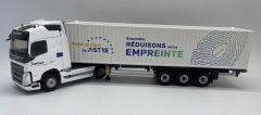 ELI118177 - Camion avec porte container et container – Transport PTS DUFOUR ASTRE - VOLVO FH 4x2