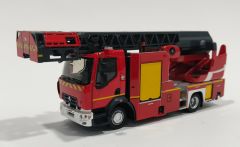 ELI118188 - Véhicule de pompiers avec échelle RIFFAUD noir - RENAULT D16 EPC 33 PRX avec grande échelles